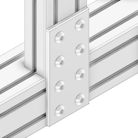 41-140-0 MODULAR SOLUTIONS TIE PLATE 90MM X 180MM CREATES RIGHT ANGLE, MOUNTING HARDWARE NOT INCLUDED